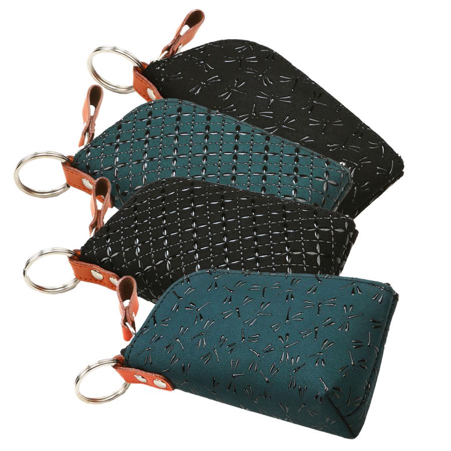 印傳屋（INDEN-YA） 印伝 キーケース HISOCA ひそか Dカン 2色 2柄