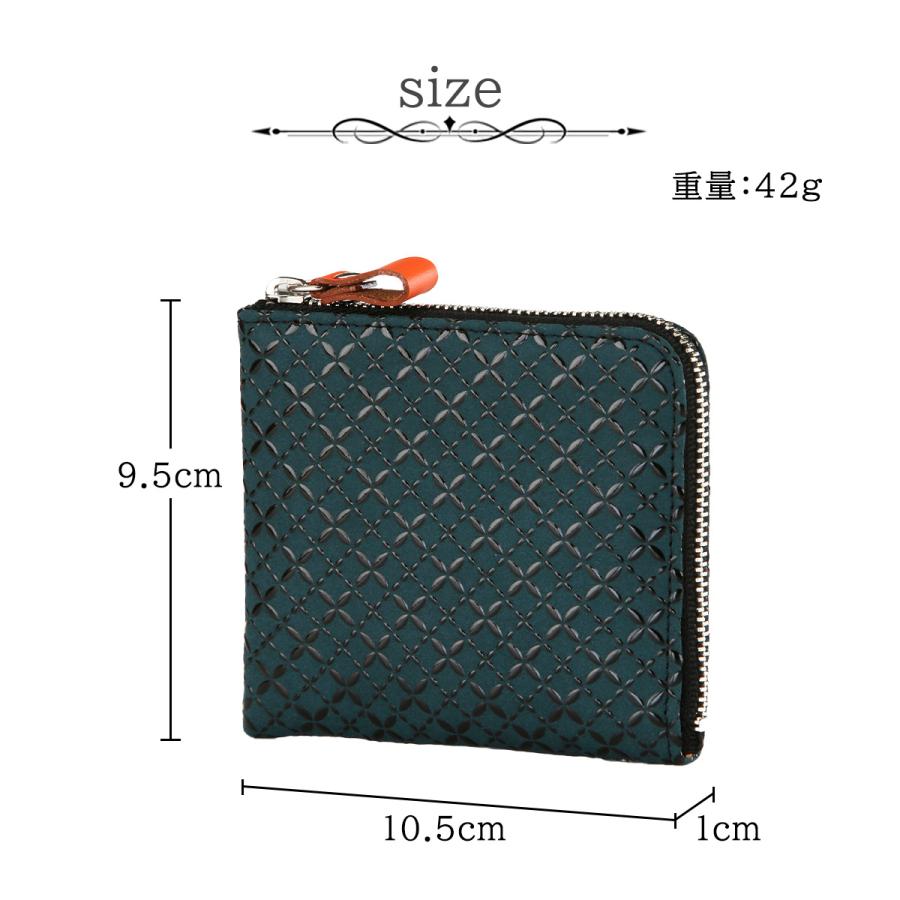 印傳屋（INDEN-YA） 印伝 小銭入 HISOCA ひそか 2色 2柄 伝統工芸品