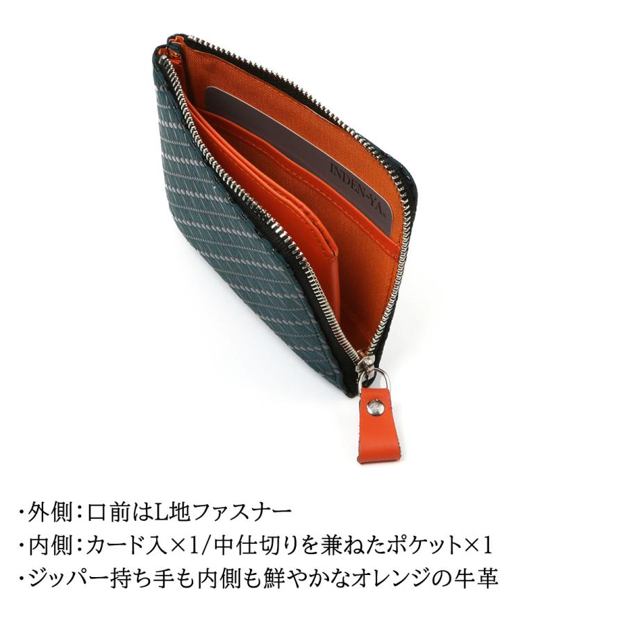 印傳屋（INDEN-YA） 印伝 小銭入 HISOCA ひそか 2色 2柄 伝統工芸品