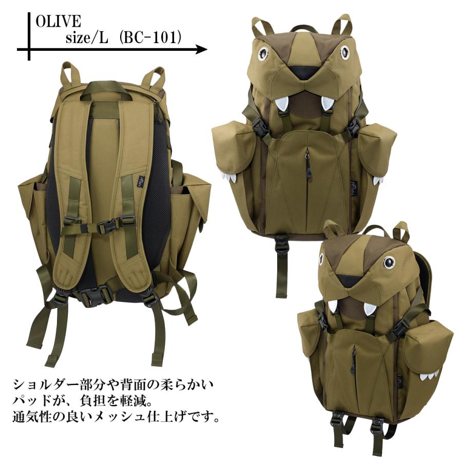 ビッグキャット バッグパック リュック 撥水加工 野生 ライオン L