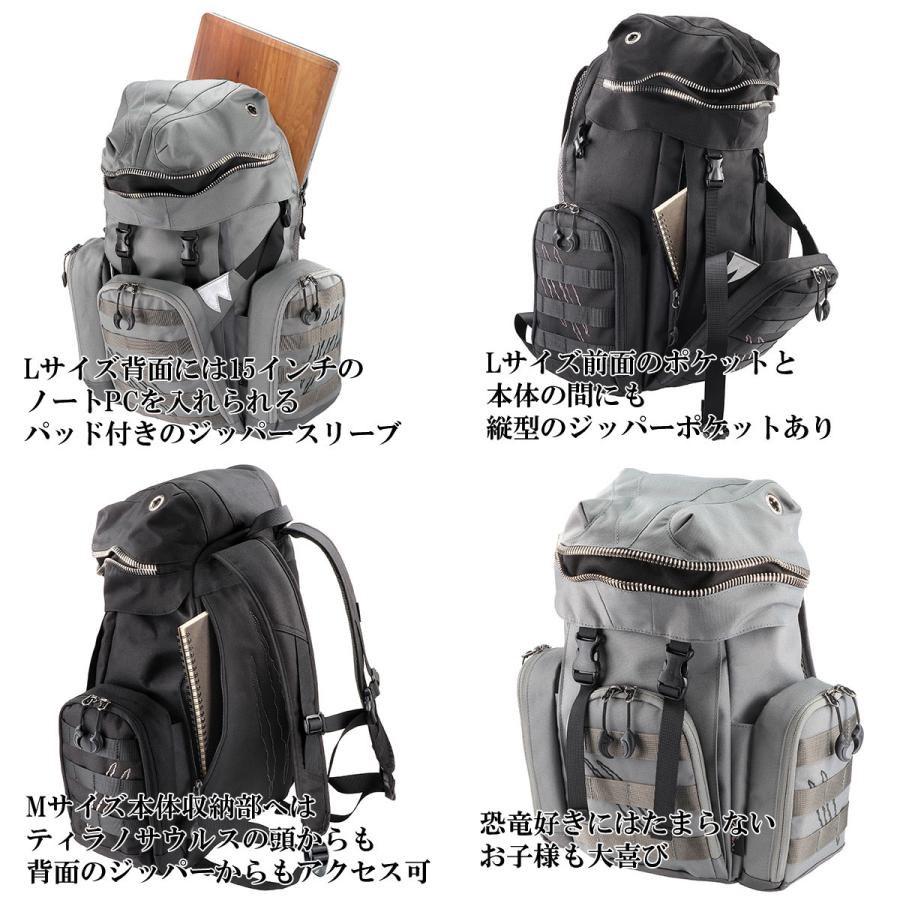 ティラノサウルス リュック 恐竜 バックパック 撥水加工 Mサイズ ティラノサウルス リュック 恐竜 バックパック 撥水加工 Mサイズ