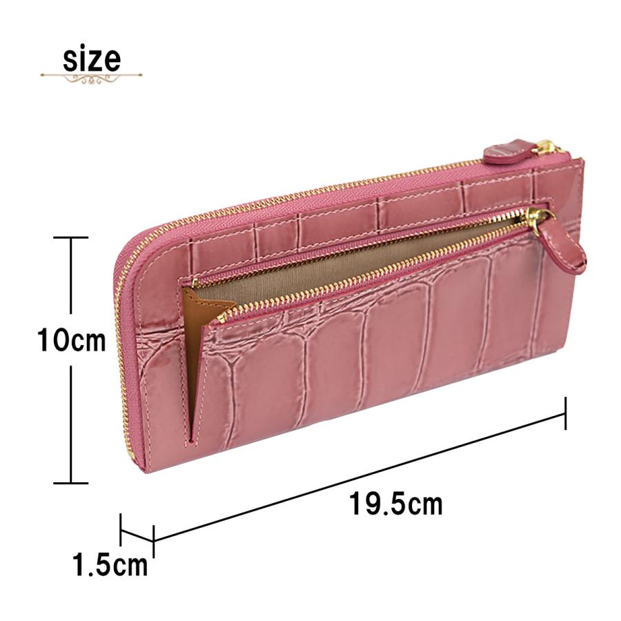 Arukan（アルカン） 財布 テールワニ Lファスナー : 野佐和倶楽部