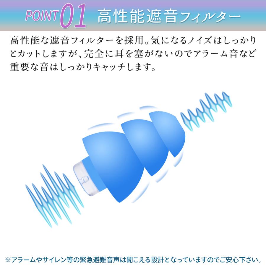 耳栓 睡眠 遮音 高性能 シリコン いびき 子供 聴覚過敏 32db 生活音 安眠 快眠 勉強 飛行機 電車 旅行 ライブ 工事 めざまし Earplug02 Nosk 通販 Yahoo ショッピング