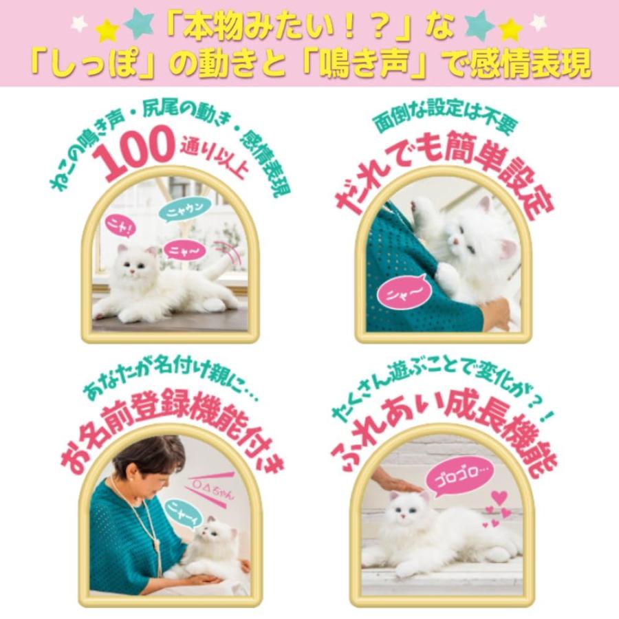 ねこちゃんず様 しっぽふりふり あまえんぼうねこちゃん ホワイト : のすたる堂