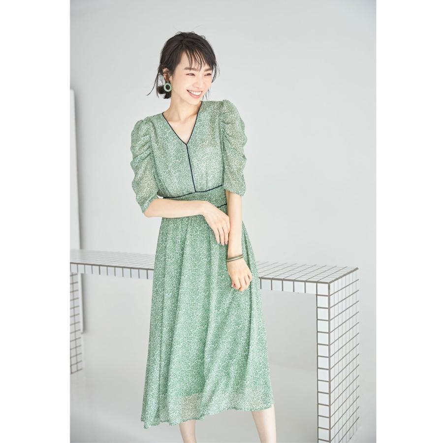 リーフプリントパイピングワンピース 1 Nostalgia 通販 Yahoo ショッピング