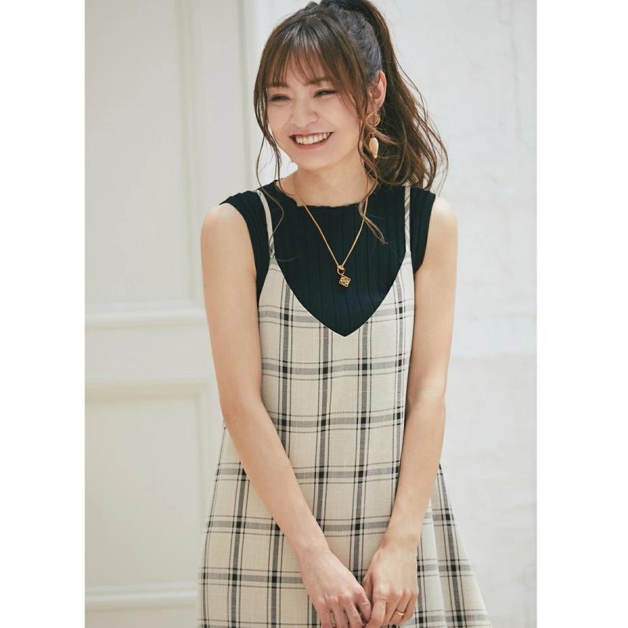 チェック柄キャミワンピース 10 1581 Nostalgia 通販 Yahoo ショッピング