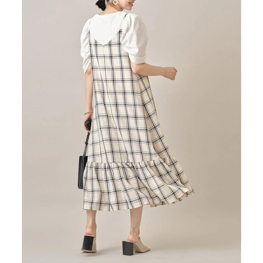 チェック柄キャミワンピース 10 1581 Nostalgia 通販 Yahoo ショッピング