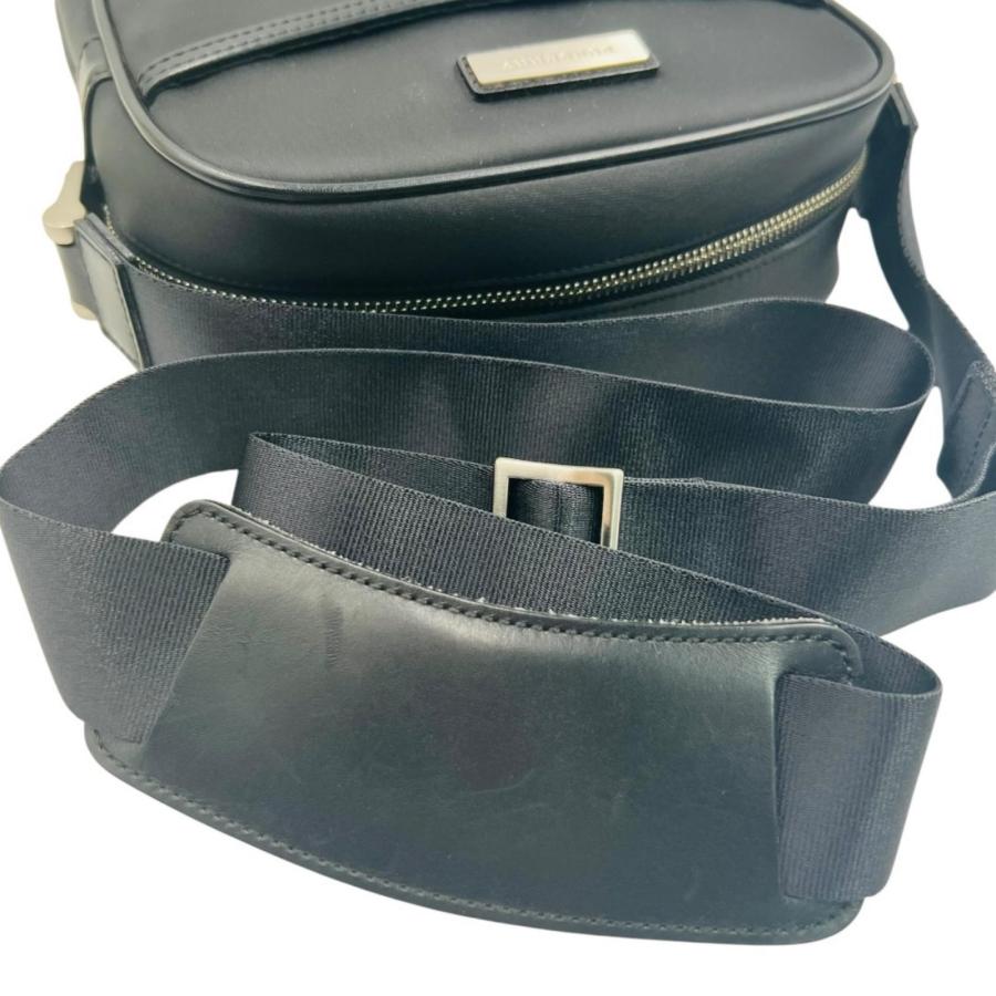 ​【人気】バーバリー ショルダーバッグ ノバチェック ナイロン レザー 黒 BURBERRY（バーバリー） ナイロン ショルダーバッグ ノバチェック