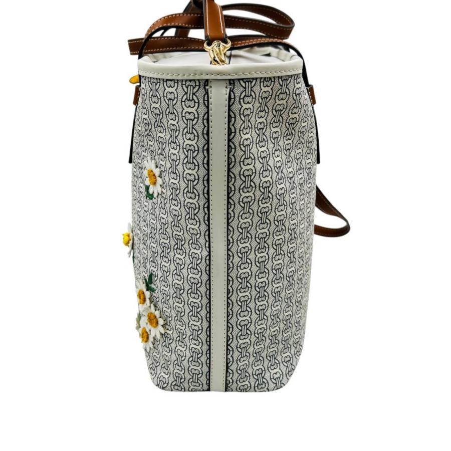 トリーバーチ マーガレット花柄刺繍トートバッグ TORY BURCH（トリーバーチ） マーガレット花柄刺繍トートバッグ