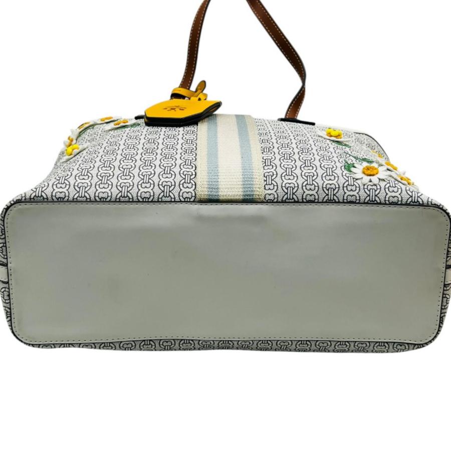 トリーバーチ マーガレット花柄刺繍トートバッグ TORY BURCH（トリーバーチ） マーガレット花柄刺繍トートバッグ