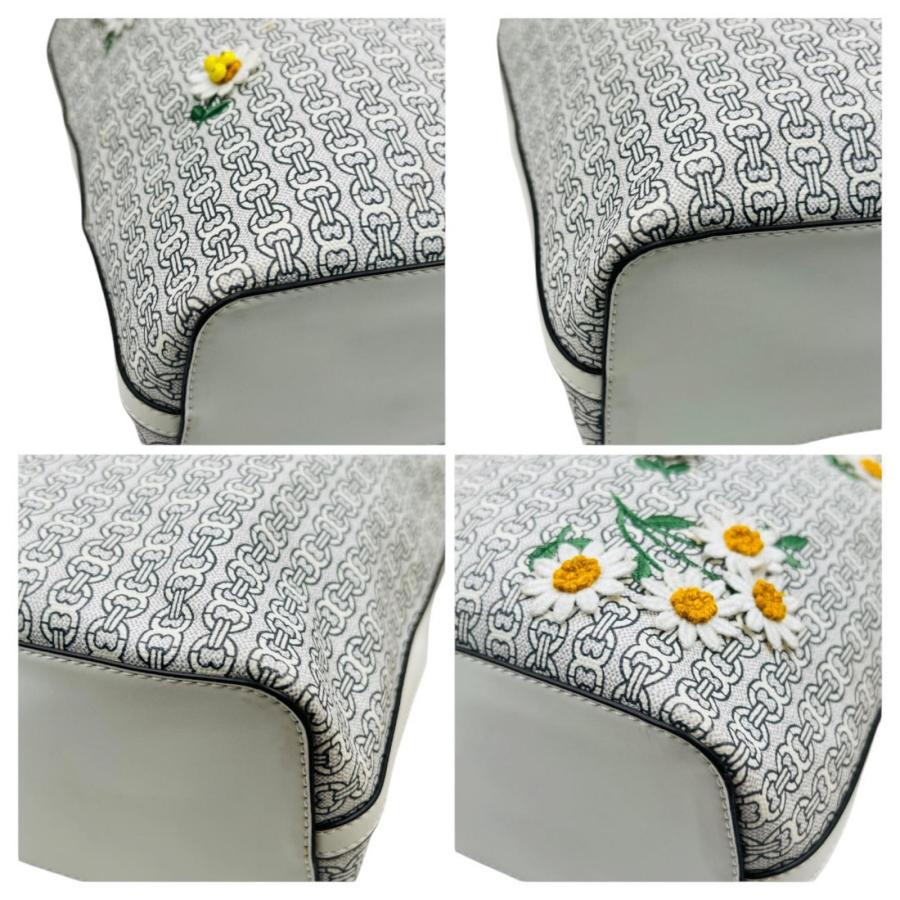 トリーバーチ マーガレット花柄刺繍トートバッグ TORY BURCH（トリーバーチ） マーガレット花柄刺繍トートバッグ