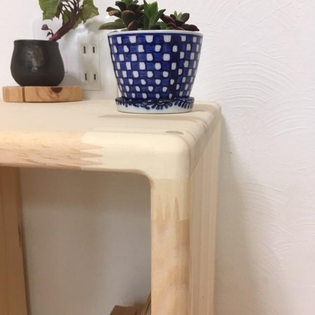 オーダー商品 背板付き 可動棚 【すべての角が丸い】安心安全な納棚 縦