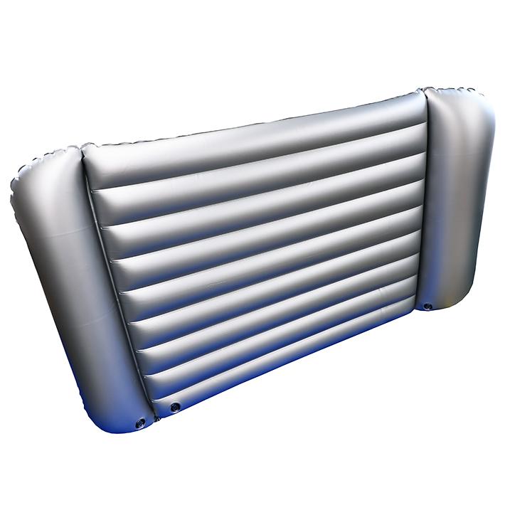 寝たまま洗えるホテル・介護施設・レジャー産業様向け　業務用　ニューモナミ　エアーマットPro　９本山　WW　両枕　シルバー　110×205cm |  | 01