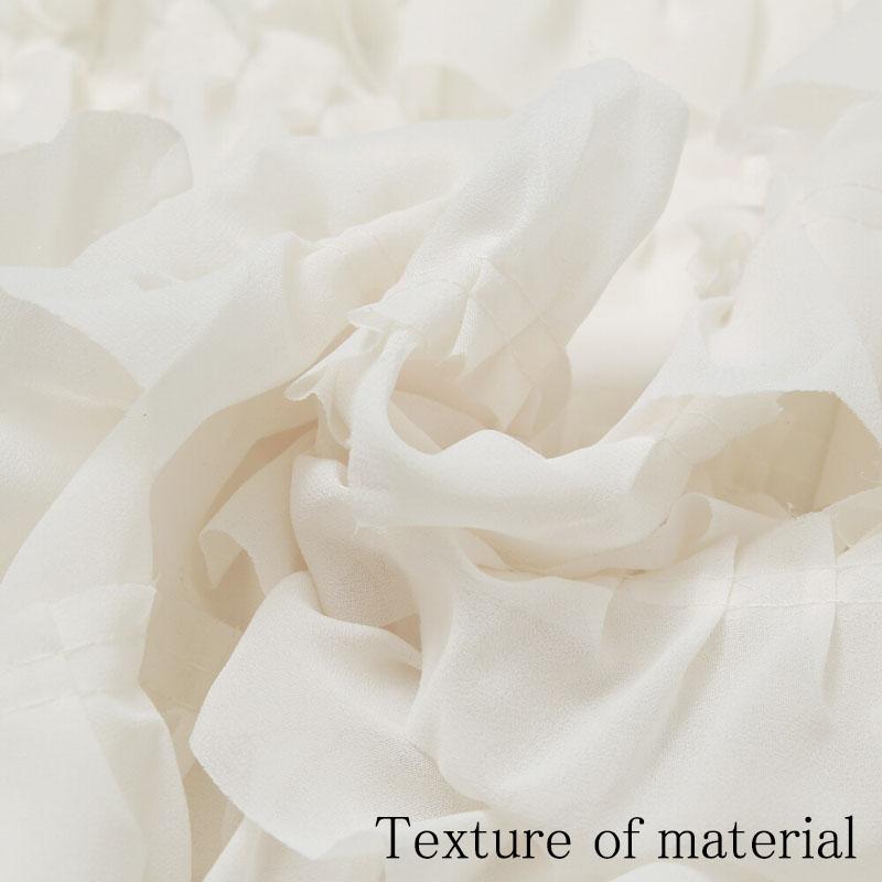 シフォンスカート フリル ロング スカート ティアードスカート ラッフルスカート マキシ丈 ウエストゴム 繊細 裏地付き skirt |  | 11