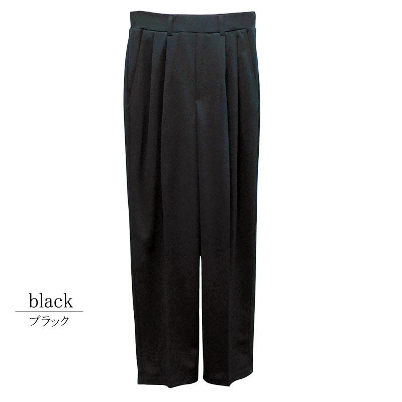 フルレングスパンツ レディース アンクルパンツ きれいめ テーパード 2タック ストレッチ 股下64cm |  | 20