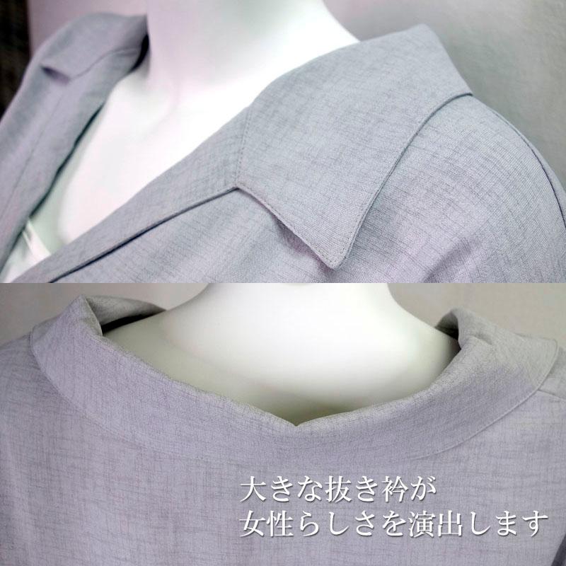 スキッパー 開襟ブラウス レディース 半袖 開襟シャツ 大きめ プチプラ リネンライク 涼感 |  | 07