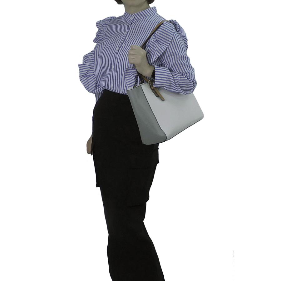 ブラウス フリル スタンド 長袖 春 オフィス 白 レディース シワになりくい ウォッシャブル 大人 |  | 05