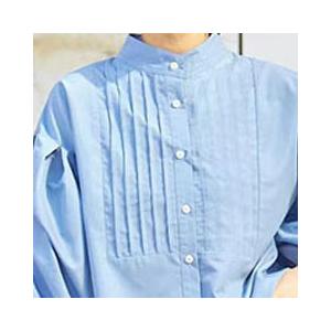 ブラウス シャツ チュニック ハイネック 長袖 バンドカラー ハイネック |  | 15