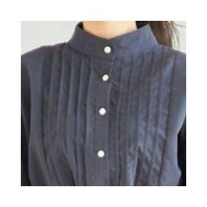 ブラウス シャツ チュニック ハイネック 長袖 バンドカラー ハイネック |  | 16