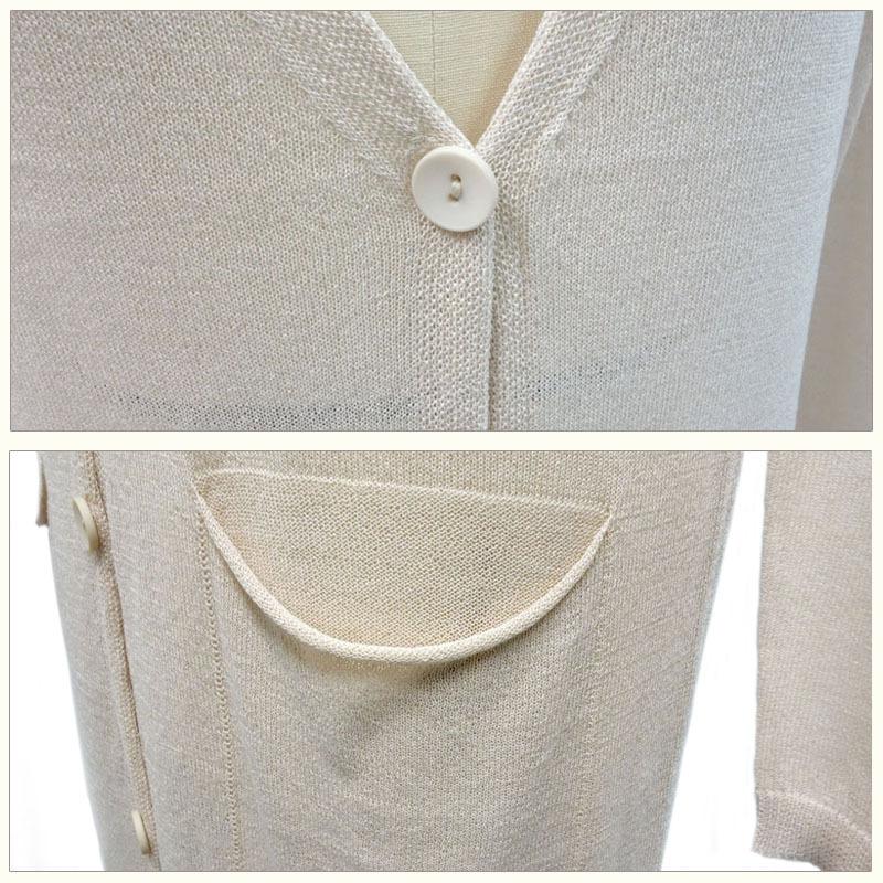 ロングカーディガン レディース 七分袖 ロング丈 薄手 透け感 羽織り スタイルアップ |  | 11