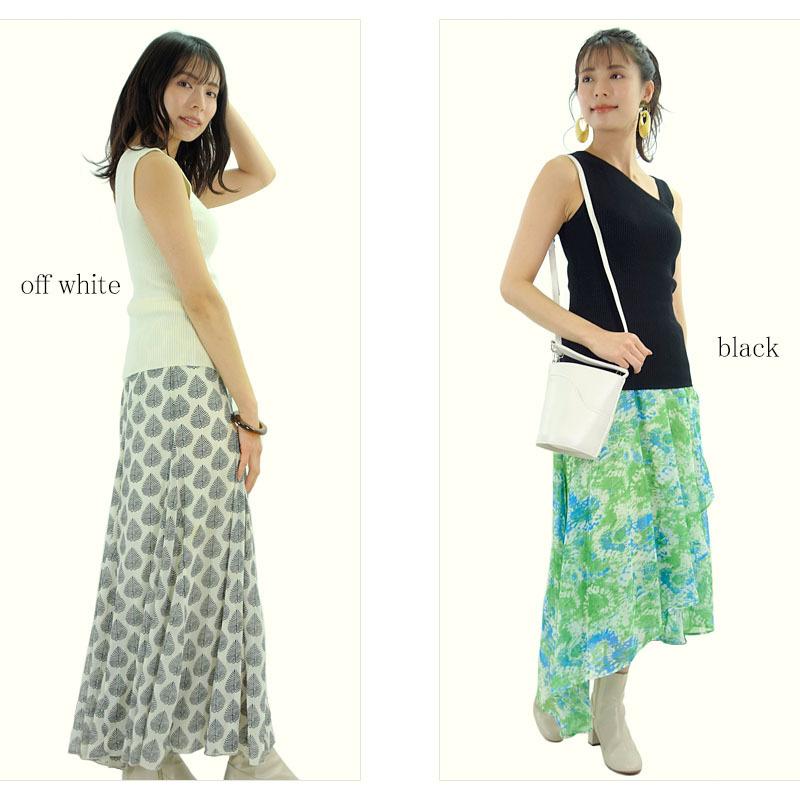 ワンショルダーリブニット トップス レディース インナー デコルテ見せ ノースリーブ タンクトップ プチプラ 伸縮性 |  | 06