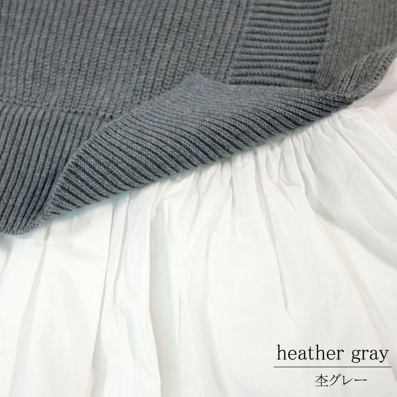 ニット トップス レディース 重ね着風 シャツ ドッキングニット 長袖 セーター ボリューム袖 韓国 |  | 15