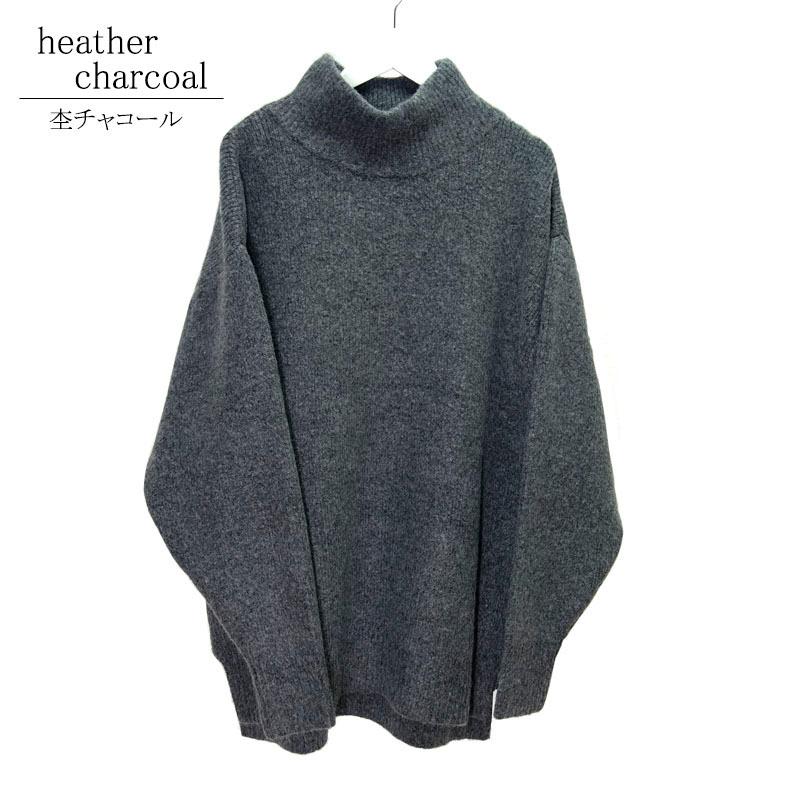 ニット トップス レディース 長袖 ハイネック タートルネック ボーダー 上質 リブ 杢 カジュアル ニット セーター |  | 12