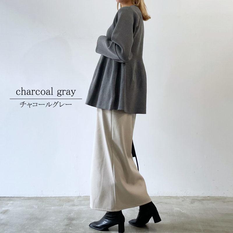 ペプラムニット レディース トップス きれいめ ペプラムトップス チュニック しっとり ハイゲージ |  | 12