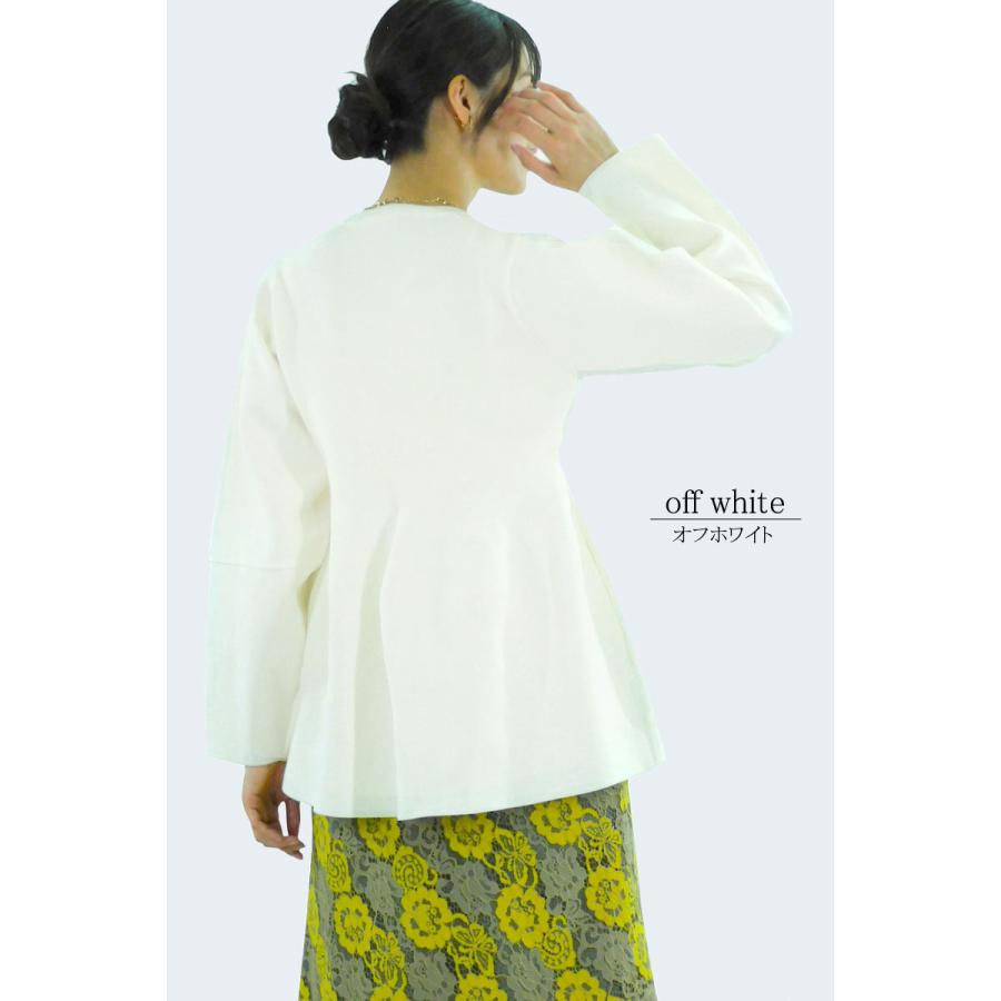 ペプラムニット レディース トップス きれいめ ペプラムトップス チュニック しっとり ハイゲージ |  | 03