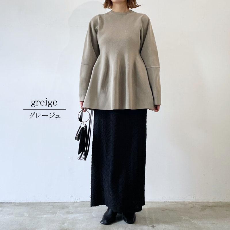 ペプラムニット レディース トップス きれいめ ペプラムトップス チュニック しっとり ハイゲージ |  | 09