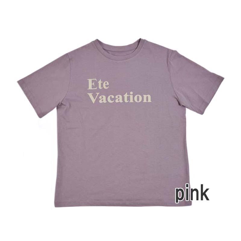 ロゴTシャツ レディース 半袖 カットソー アースカラー スモーキー プチプラ ロゴプリント 英字 |  | 06