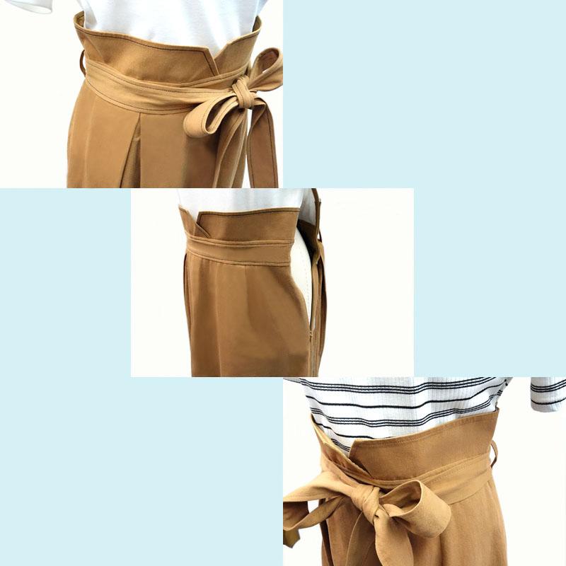 ドッキングワンピース レディース ロング 半袖 きれいめ 異素材 ウエストマーク スタイルアップ ボーダー dress |  | 15