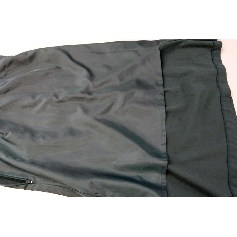 ドッキングワンピース レディース ロング 半袖 きれいめ 異素材 ウエストマーク スタイルアップ ボーダー dress |  | 18