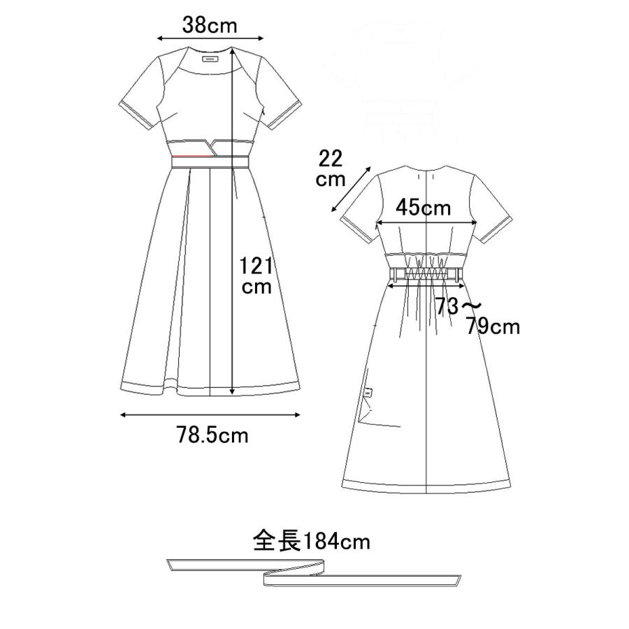 ドッキングワンピース レディース ロング 半袖 きれいめ 異素材 ウエストマーク スタイルアップ ボーダー dress |  | 20