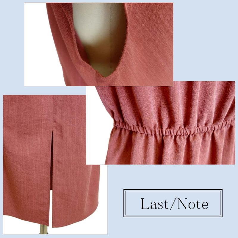 ロングワンピース レディース ドレープ リネンライク カジュアル 上質 フレンチスリーブ スリット 高見え dress |  | 12