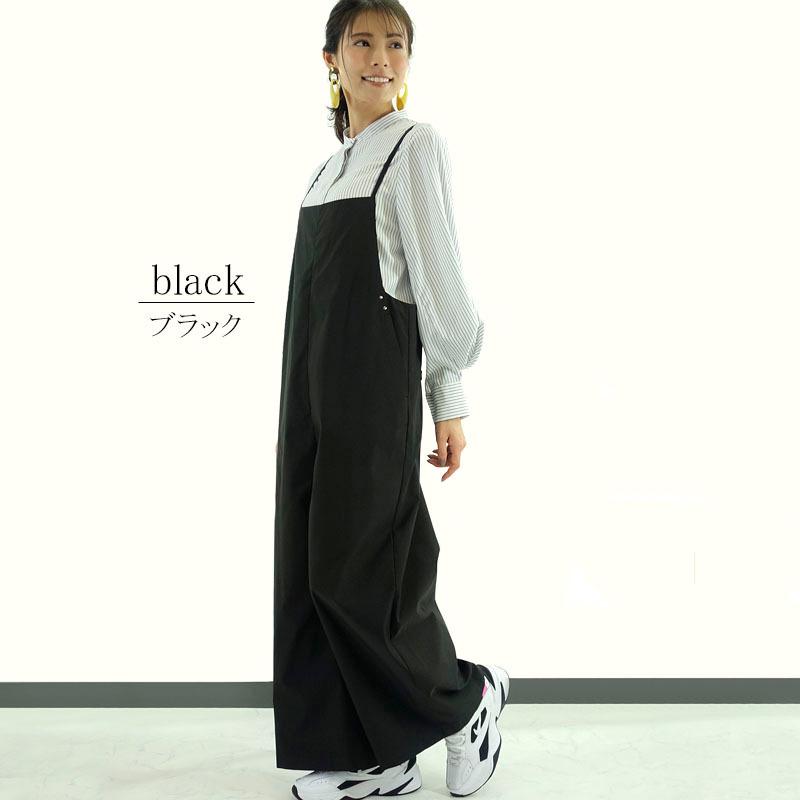 オールインワン サロペット レディース ワイドパンツ オーバーオール レイヤード コンビネゾン スポーティー |  | 11