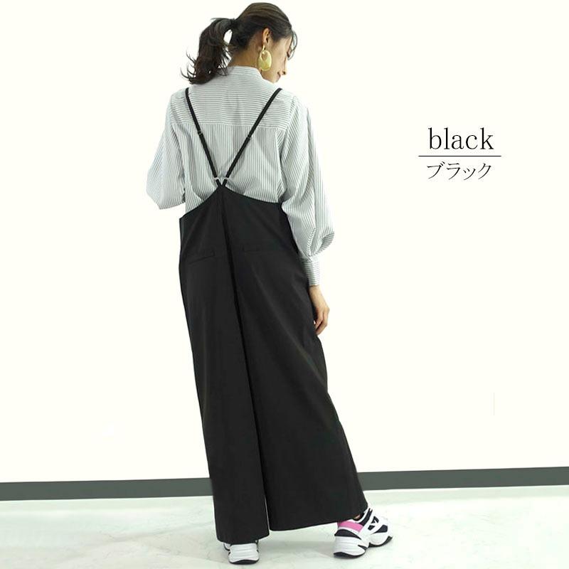 オールインワン サロペット レディース ワイドパンツ オーバーオール レイヤード コンビネゾン スポーティー |  | 12