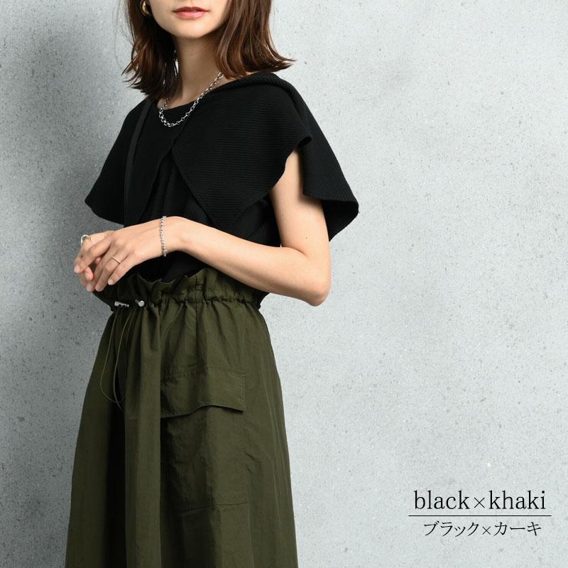 ドッキングワンピース ロング レディース きれいめ カットソードッキング 上品  大人 脚長効果 dress |  | 10