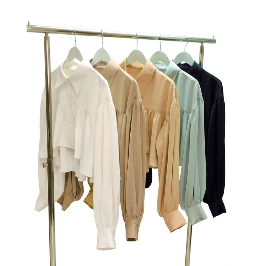 ジャケット レディース ボリューム袖 羽織 シャツジャケット ぽわん袖 長袖 ショート丈 アウター |  | 19