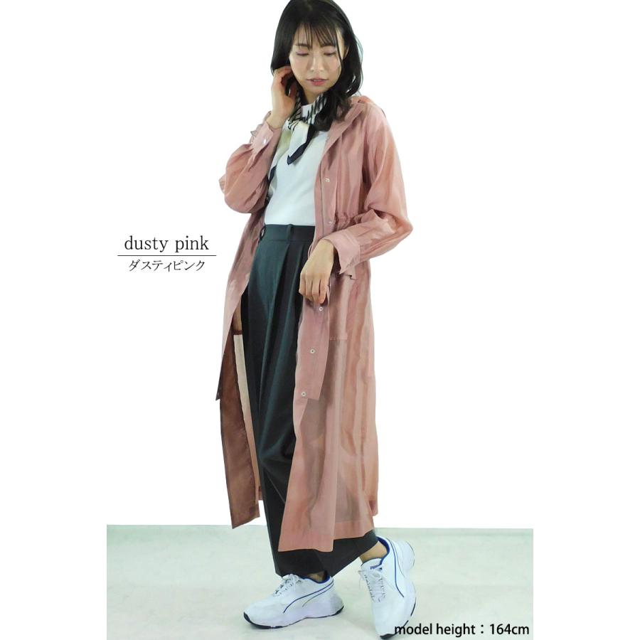 ライトアウター スプリングコート マウンテンパーカー レディース ロング シアーコート see-through |  | 11