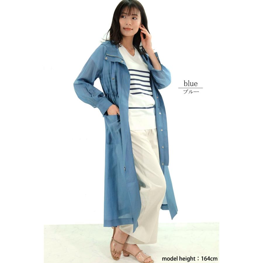 ライトアウター スプリングコート マウンテンパーカー レディース ロング シアーコート see-through |  | 12