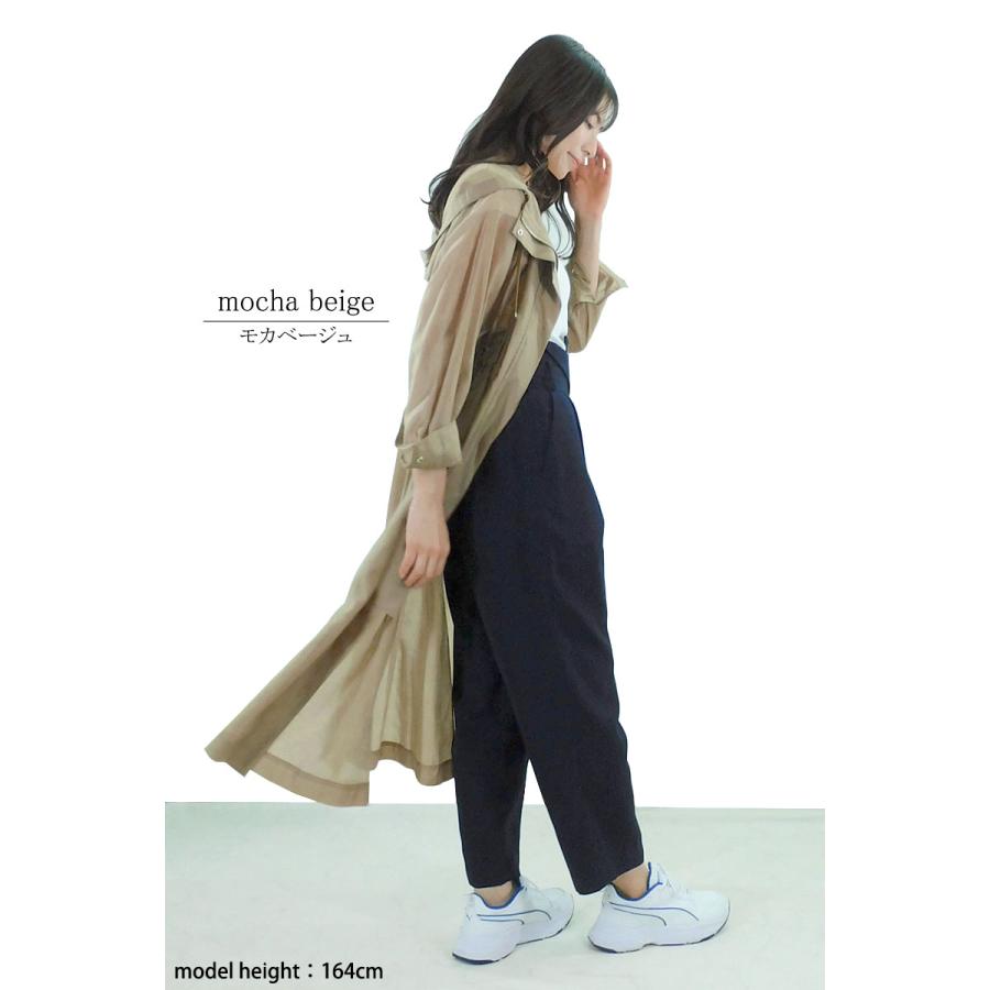 ライトアウター スプリングコート マウンテンパーカー レディース ロング シアーコート see-through |  | 18