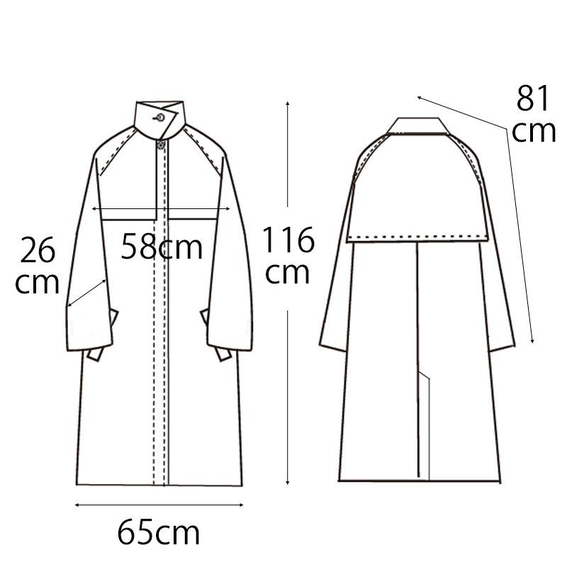 ウール風 ロングコート レディース スタンドカラー ステンカラー 2wayカラー ケープ 杢 |  | 20