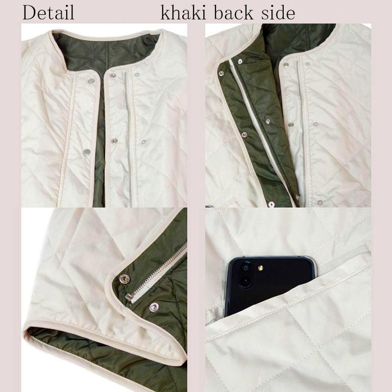 キルティング リバーシブルコート レディース ミドル丈 キルト ショート ビッグシルエット 軽量 |  | 09