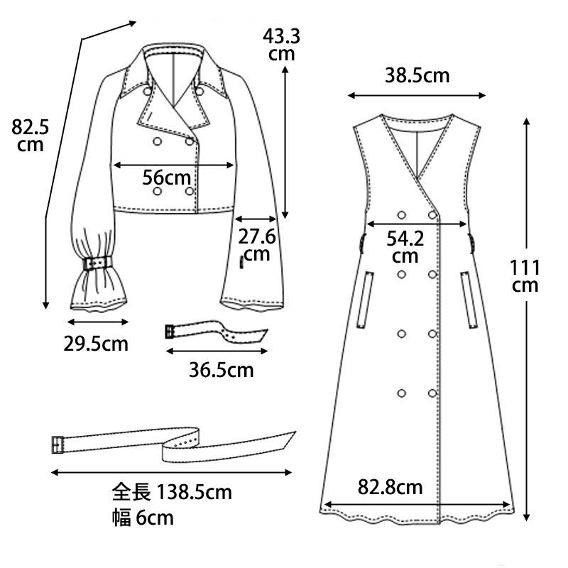 ショートボリュームトレンチ LOWRYS FARM｜ショートボリュームトレンチ | Rakuten Fashion