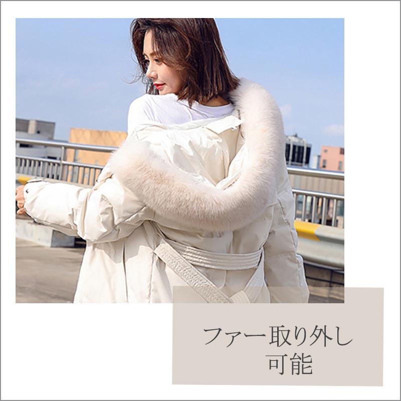 コート レディース 冬 フェイクダウンコート 中綿 ロング丈 軽い 暖かい 防寒 アウター 大人 ダウン風コート フェイクファー |  | 11
