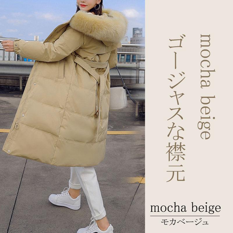 コート レディース 冬 フェイクダウンコート 中綿 ロング丈 軽い 暖かい 防寒 アウター 大人 ダウン風コート フェイクファー |  | 01