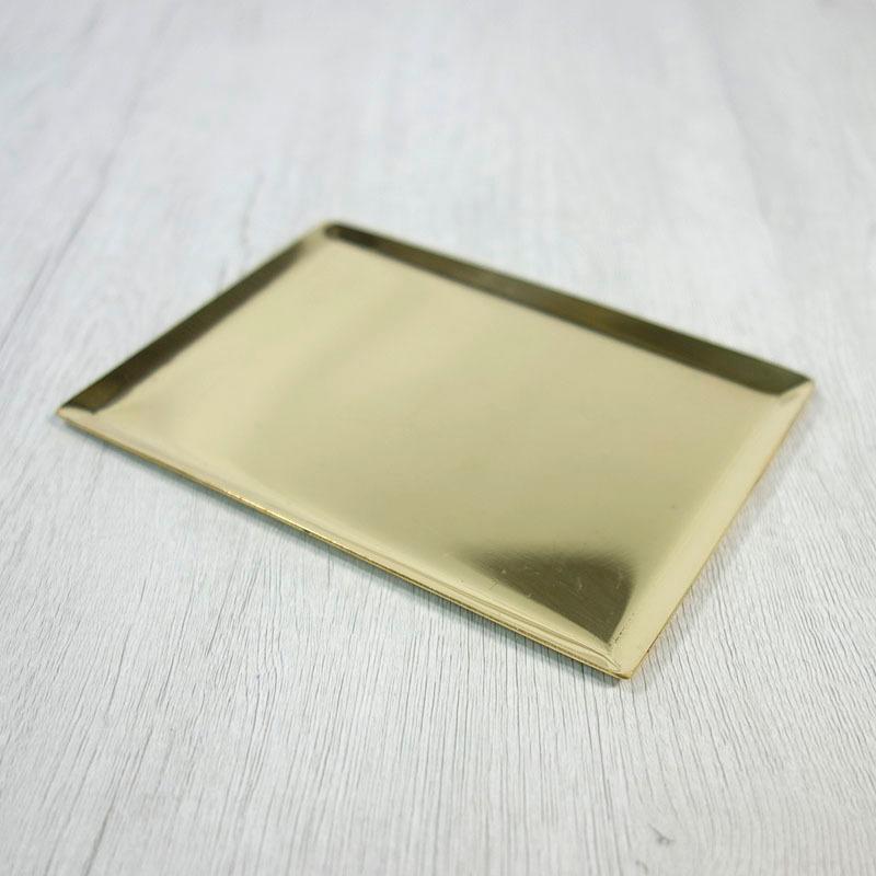 ソートトレー 真鍮 アンティーク ゴールド Sサイズ トレイ アクセサリー置き マネートレー 小物置き ブラス BRASS |  | 02