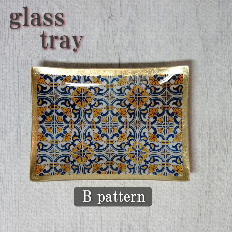 アクセサリートレー 小物入れ アンティーク ガラス おしゃれ アラベスク トレイ アーチ型 整理 レクタングル |  | 03