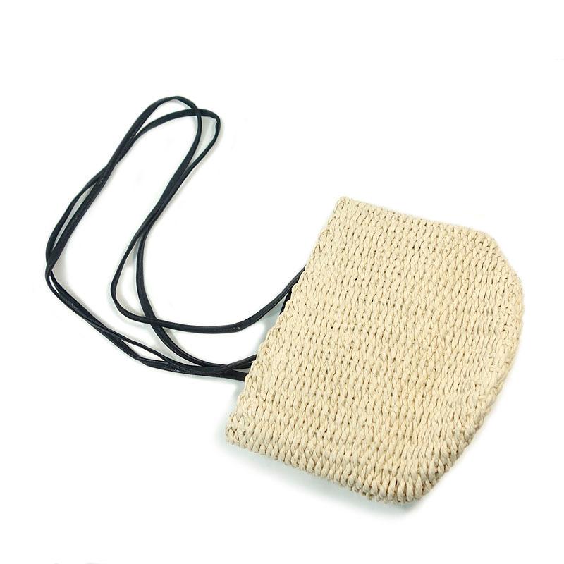 巾着型ミニバック レディース 編み込み ポーチ ミニバック エスニック カジュアル 散歩 軽量 ナチュラル |  | 05